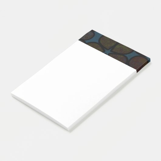 Post-It Notes Florales Texturées Modernes Multicol (Incliné)