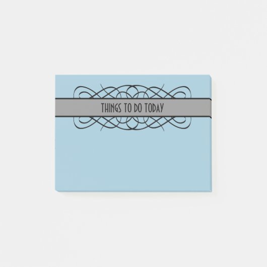 Post-it® Notes florissantes Grey Déco (Devant)