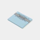 Post-it® Notes florissantes Grey Déco (Incliné)