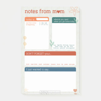 Post-it® Notes from Mom Post It Notes