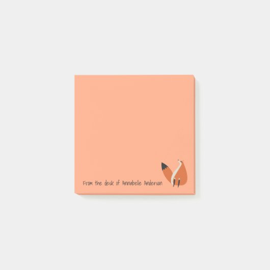 Post-it® Notes Funky Fox Post-it (Devant)