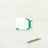 Post-it® Notes Gator personnalisées (Sur un bureau)