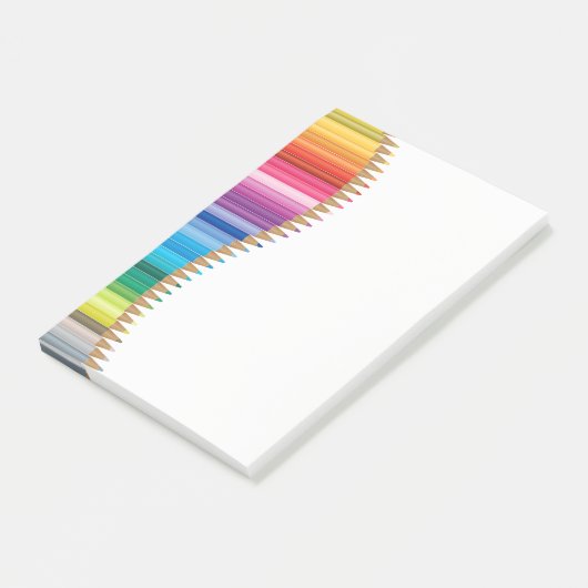 Post-it-Notes-gekleurde potloden Post-it® Notes (Schuin)