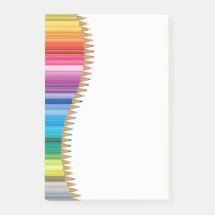 Post-it-Notes-gekleurde potloden Post-it® Notes