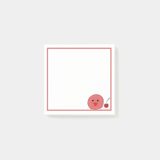 Post-it Notes | Glace mignonne et cerise (Devant)