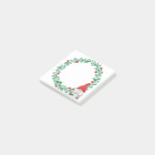 Post-It Notes Gnome de Noël et Couronne (Incliné)