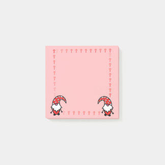 Post-it Notes Gnome Rouge avec Champignons