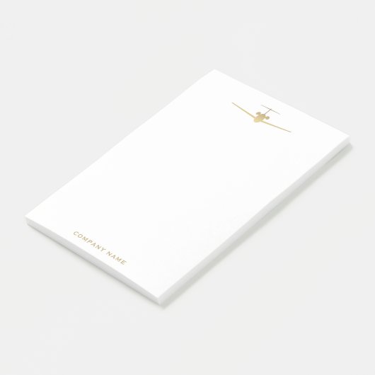 Post-it® Notes Gold Aviation (Incliné)