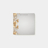 Post-it® Notes Gold Floral Post (Devant)
