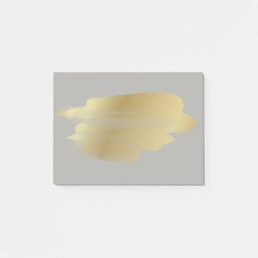 Post-it® Notes Gold Smudge Post it (Devant)