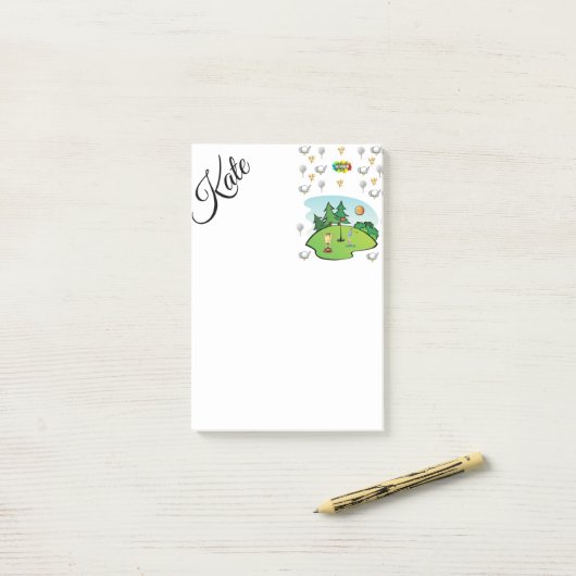 Post-it Notes Golf (Op bureau)