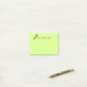 Post-it® Notes graphiques de Courrier-it® de crayon fait (Sur un bureau)
