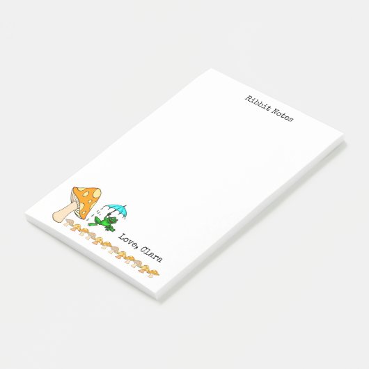 Post-it® Notes Grenouille Champignon Ribbit Notes  (Incliné)