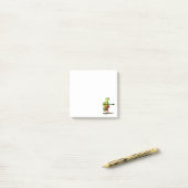 Post-it® Notes Grenouille Drôle Jouant de la Guita (Sur un bureau)