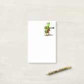 Post-it® Notes Grenouille Jouant de la Guitare (Sur un bureau)