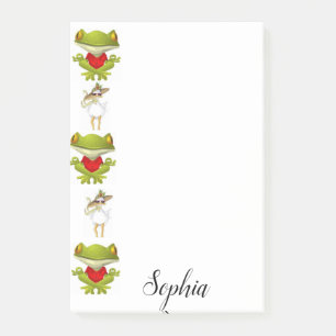 Post-it Notes Grenouilles Poulet Fraise