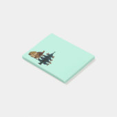 Post-it® Notes heureuses de Courrier-it® de Noël de chiot (Incliné)