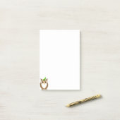 Post-it Notes Hibou Sauterelle (Sur un bureau)