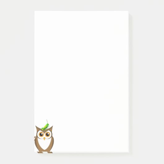Post-it Notes Hibou Sauterelle (Devant)