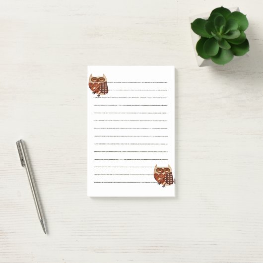 Post-it® Notes Hiboux (Bureau)