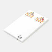 Post-it Notes Hotdogs Ketchup Moutarde Nourriture (Incliné)