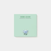 Post-it® Notes - Hydrangea Floral sur Mint Green (Devant)
