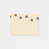 Post-it® Notes informatiques des Empreintes de pattes (Devant)
