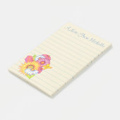 Post-it® Notes informatiques personnalisées pour les Fleurs (Incliné)