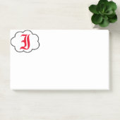 Post-it® Notes initiales du monogramme I (Bureau)