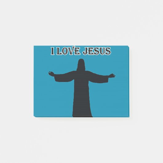 Post-It Notes j'aime jésus (Devant)