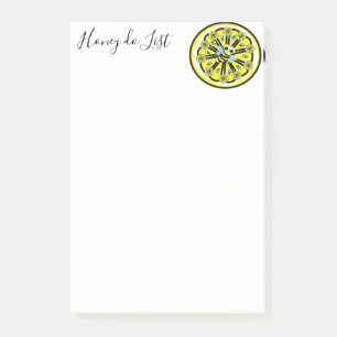 Post-it Notes Jaune Abeille Citron