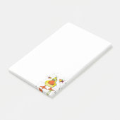 Post-it Notes Jaune Poulet Poisson (Incliné)