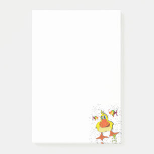 Post-it Notes Jaune Poulet Poisson
