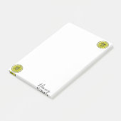 Post-it Notes Jaunes Citrons (Incliné)