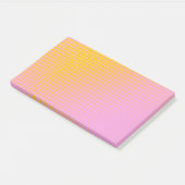 Post-it notes jaunes et roses scintillants (Incliné)