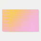 Post-it notes jaunes et roses scintillants (Devant)