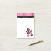 Post-it Notes Joli Caniche (Sur un bureau)