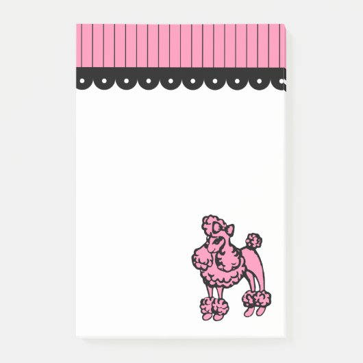 Post-it Notes Joli Caniche (Devant)