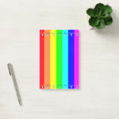 Post-it Notes Jours de la semaine Rayure Manchot (Bureau)