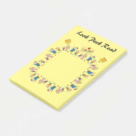 Post-it Notes Kids Notes Coup d'oeil Lire (Incliné)