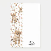 Post-it Notes Kit Chat Floral (Devant)