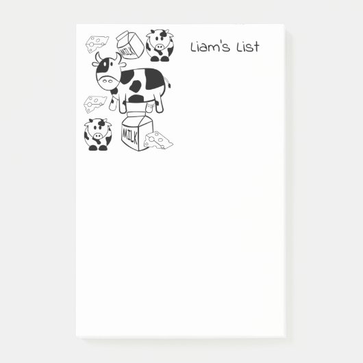 Post-it Notes Kleuren Koeien (Voorkant)