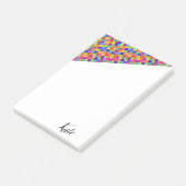 Post-it Notes Kleurrijke Puzzel (Schuin)