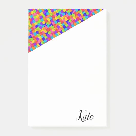 Post-it Notes Kleurrijke Puzzel (Voorkant)
