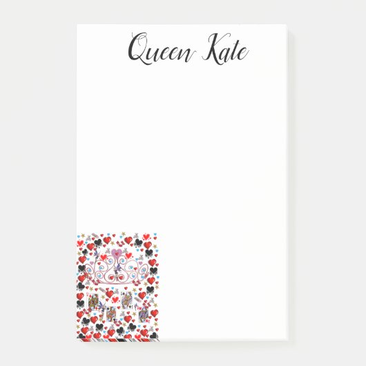 Post-it Notes Koningin Kaarten (Voorkant)