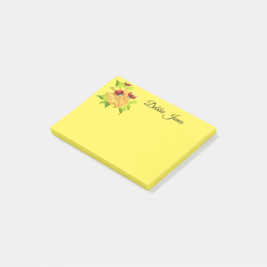 Post-it-Notes-Ladybugs Post-it® Notes (Schuin)