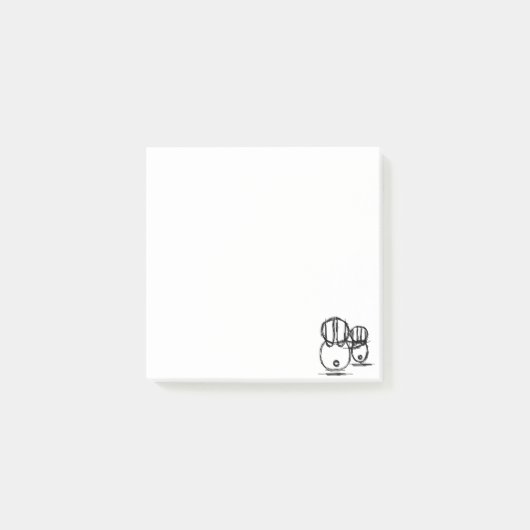 Post-it Notes | Lapin Couple Mignon (Devant)