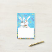 Post-it® Notes Lapins Mignons (Sur un bureau)