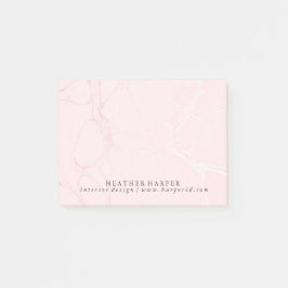 Post it Notes-laptop - Roze marmer Post-it® Notes