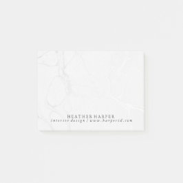 Post it Notes-laptop - Silver Marble Post-it® Notes